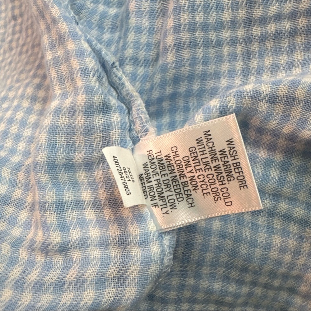 Croft & Barrow Blue Button Down Shirt - Picture 9 of 9